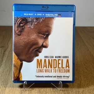 Anchor Bay Mandela Long Walk to Freedom Blu-ray DVD Idris Elba PG-13 Excellent